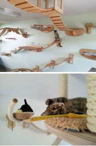 plafond speelplek voor katten. petsie.nl 